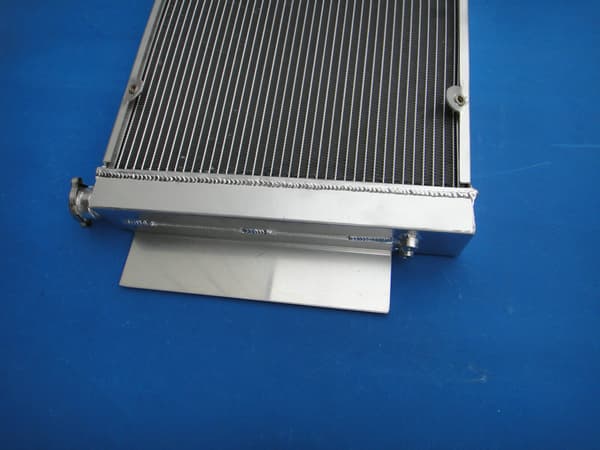 Alumiininen jäähdytin Mazda RX2 RX3 RX4 RX5:lle, 3-rivinen ydin, 450x398x56MM
