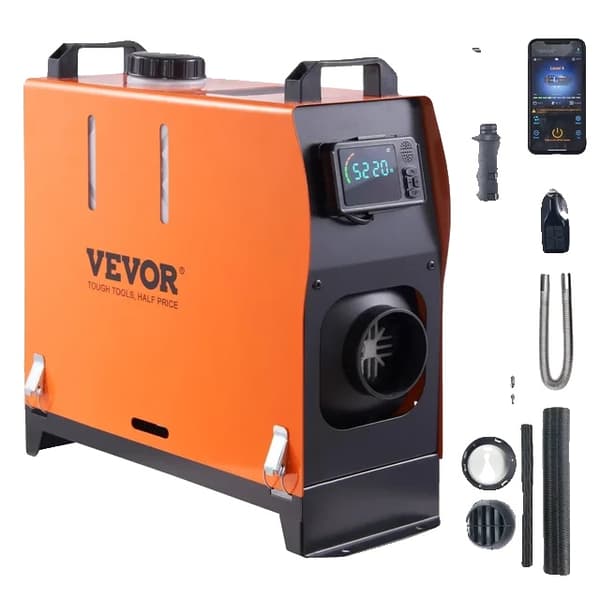 Auton lämmitin, 5/8KW lämmitysteho, LCD-kytkimen ohjaus, 5KW Bluetooth
