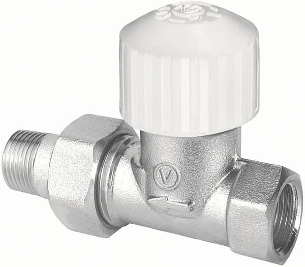 VECTOR lige termostatventil type ZT22 DN15, forniklet, med forindstilling