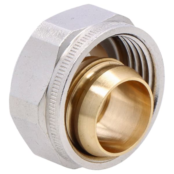 OFIX CEP -puristusliittimet CU 15mmX3/4 (setti=2 kpl), pehmeät tiivisteet