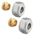 Pikkukuva 1 / 4: OFIX CEP -puristusliittimet CU 15mmX3/4 (setti=2 kpl), pehmeät tiivisteet
