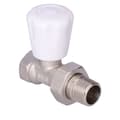 Miniatyrbillede 4 af 4: Lige radiatorventil 1/2 tomme