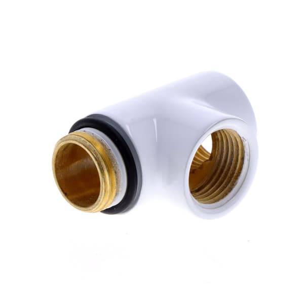1/2" T-stycke för värmare vit
