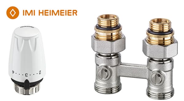 Termostaattisarja DX-päällä M30x1.5, Vekotrim-venttiili suora G3/4-1/2