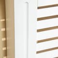 Miniatyrbild 6 av 6: Rootz Radiator Cover - Heater Cover - White - 202 cm x 19 cm x 82.5 cm