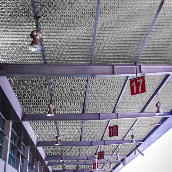 YUENFONG aluminiumisoleringsfilm - 1 x 15 m - 3-4 mm - värmeisolering och köldbeständig
