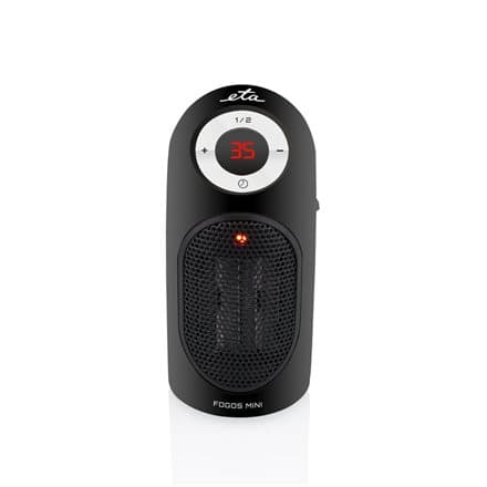 ETA | Heater | ETA162390000 Fogos mini | Fan heater | 400 W | Suitable for rooms up to 8 m² | Black | N/A