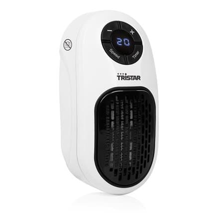 Tristar | Plug Heater | KA-5084 | Ceramic | 400 W | Suitable for rooms up to 25 m² | White Sort, Hvid