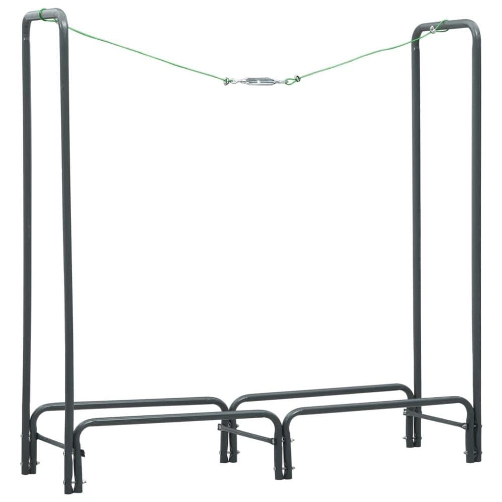 vidaXL Vedställ antracit 120x35x120 cm stål