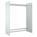 Miniatyrbillede 1 af 9: vidaXL brændestativ 80x35x100 cm hærdet glas hvid