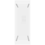 vidaXL Vedstativ gjennomsiktig 40x35x100 cm herdet glass