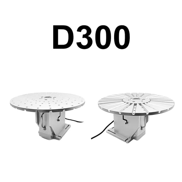 Rund hjul roterende akse, 300 mm diameter, 24 kanaler,D300