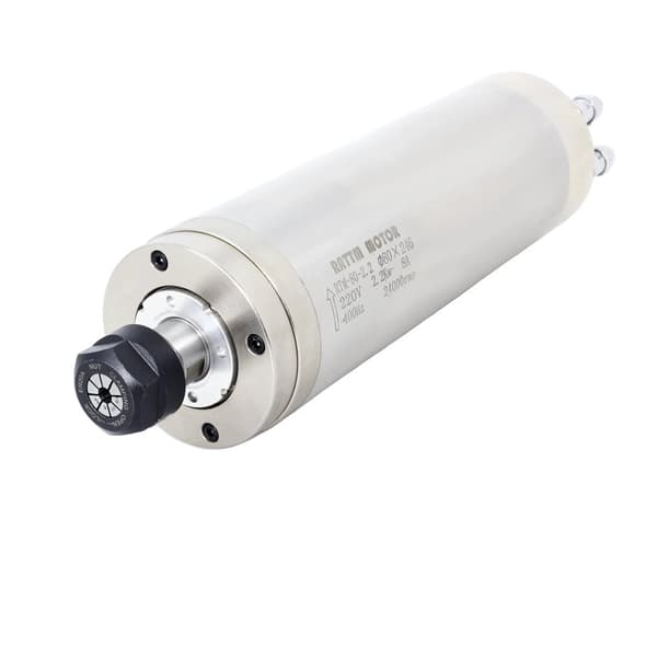 Vandkølet spindelmotor, 2,2 kW effekt, 10-24000 omdr./min hastighed, ER20 collet størrelse