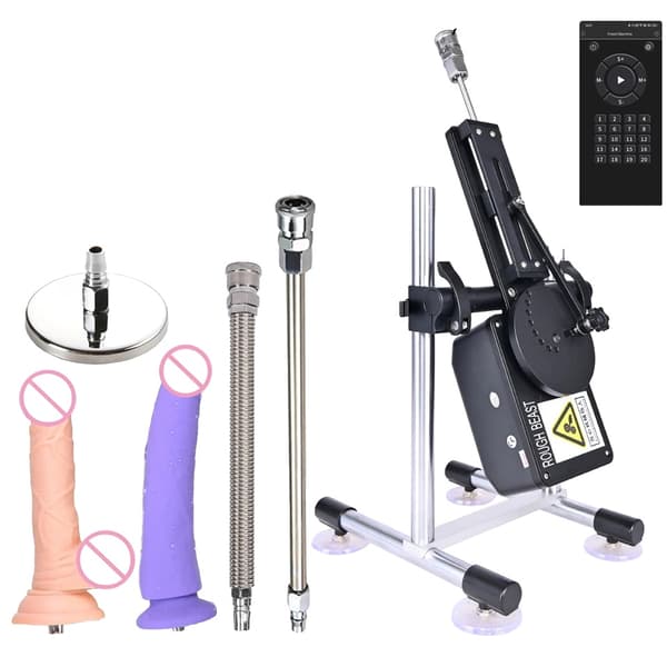 Vahva APP Seksikone, Säädettävä Iskun Pituus, Langaton Kauko-ohjaus,Sovellus (Violetti Dildo)