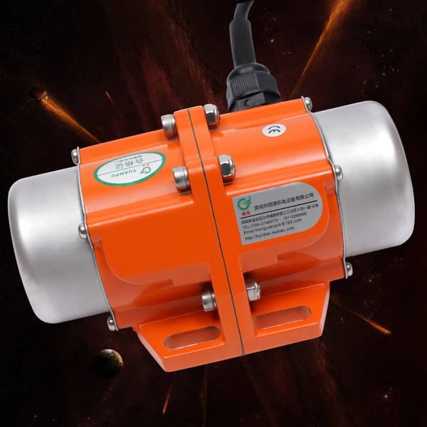 Vibrationsmotor, 3000 RPM hastighet, 55 kg kraftutgång,Orange, EU