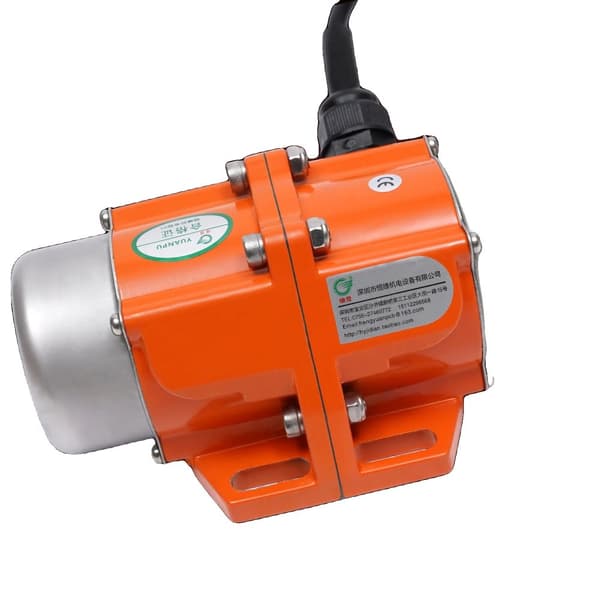 Vibrationsmotor, 3000 RPM hastighet, 55 kg kraftutgång,Orange, EU