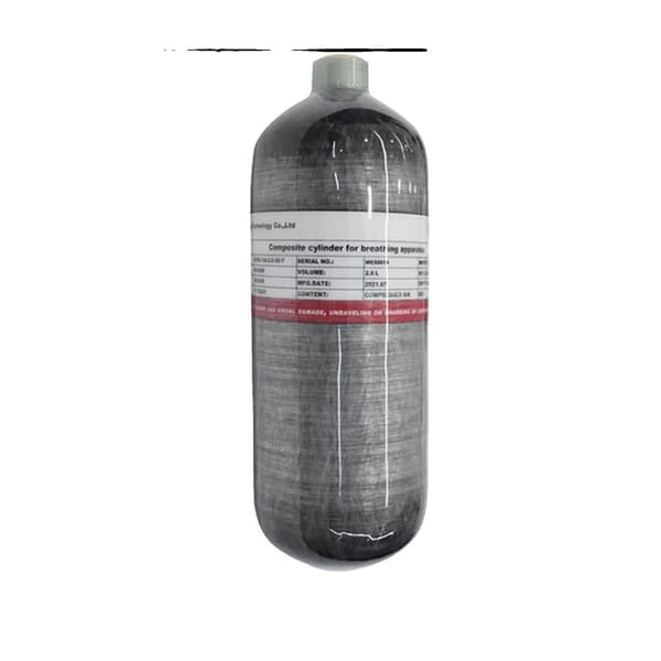 Korkeapainesukellusvaruste, hiilikuitumateriaali, 4500Psi kapasiteetti,Hiilikuitu, 2L