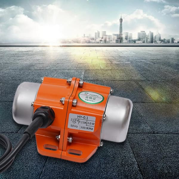Värähtelymoottori, 3000 RPM, 1-vaihe 30W, Mukautettava säädettävä eksentrisyys,EU-plugi