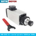 Pikkukuva 2 / 2: 4 kW Ilmajäähdytteinen Spindelimoottori, 10-18000 rpm Nopeus, ER25 Kolo,Vain karamoottori, 220V Paketti