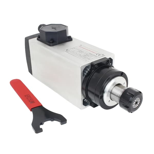 4 kW Ilmajäähdytteinen Spindelimoottori, 10-18000 rpm Nopeus, ER25 Kolo,Vain karamoottori, 220V Paketti