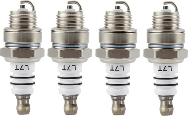 4 Styck Tändstift L7T Ersättning för 2-taktsmotor 33cc 43cc 47cc 49cc ATV Moped Scooter Super Pocket Motor Pocket Bike