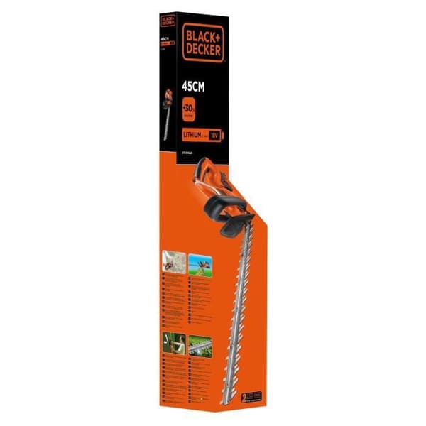 BLACK &amp; DECKER Trådlös häcksax 45 cm
