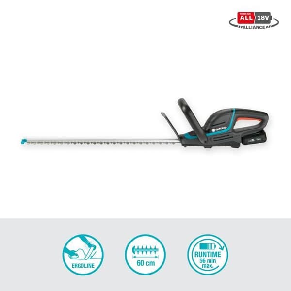 GARDENA häcksax ComfortCut 60/18V P4A