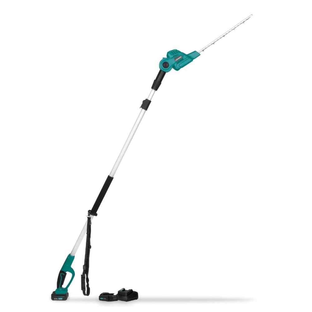 VONROC Teleskopisk häcksax 20V - 2.0Ah - 200 upp till 260cm | Inkl. 2 Batterier och snabbladdare