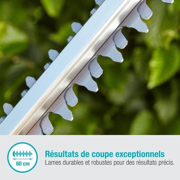 GARDENA Batterihäcksax - ComfortCut 60/18V - 18V - 60 cm (Levereras med 2,5Ah Li-ion batteri + laddare)