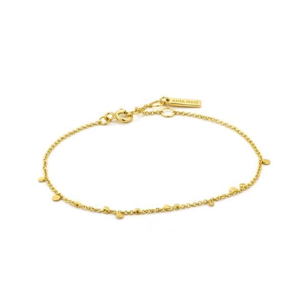 Armband - Ania Haie - AH-B005-02G - Elegant geometrisk design - 16,50 cm - Färg gul