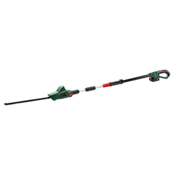 Bosch sladdlös teleskopisk häcksax - UniversalHedgePole 18 (1 batteri 18 V 2,5 Ah, laddare, bladlängd 43 cm)