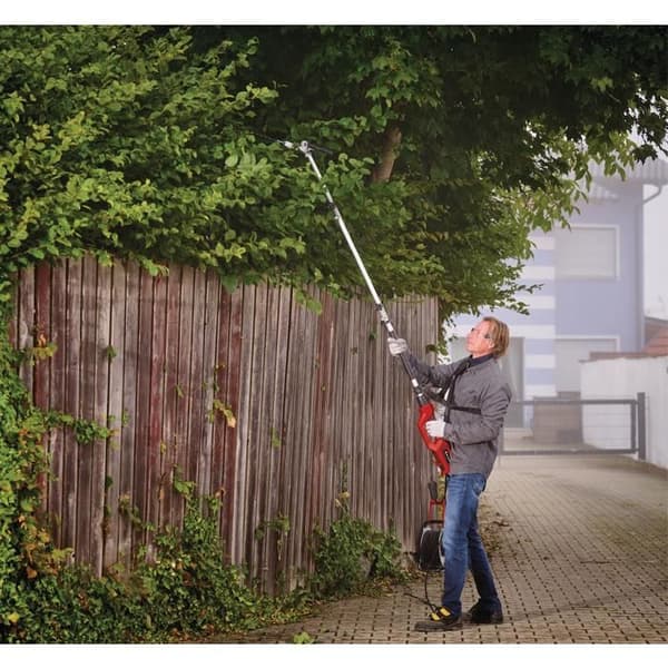 Einhell teleskopisk häcksax GC-HH 9046 (900 W, tandavstånd 20 mm, räckvidd 1,97 m, sträcker sig upp till 2,60 m)