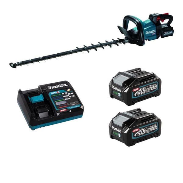 Toppklippare M 75 cm 40V max XGT - MAKITA - 2 batterier 40v 4.0Ah - laddare - UH007GM201