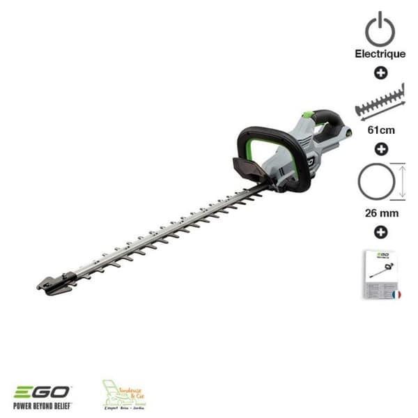 Batteri häcksax dubbelblad 61 cm Egopower klippkapacitet 2,6 cm HT2410E