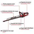 Miniatyrbild 2 av 6: Einhell Grästrimmer utan sladd GE-CH 18/60 Li - Solo Power X-Change (18V, Klipp 60 cm) Levereras utan batteri eller laddare