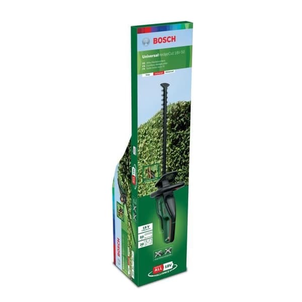 Bosch sladdlösa häcksaxar - UniversalHedgeCut 18-50 (bart verktyg)