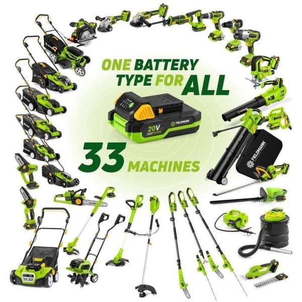 Batteridriven häcksax - Fieldmann - FZN 70202-0