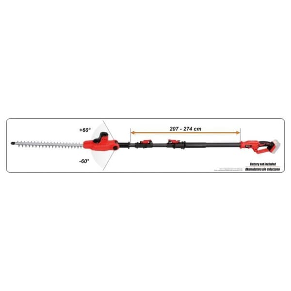 YATO Häcksax utan batteri 18V 420 mm