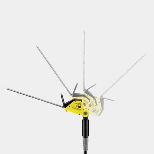 Häcksax på ledad arm - KARCHER - PHG 18-45 - Utan avtagbart batteri - Tilthuvud