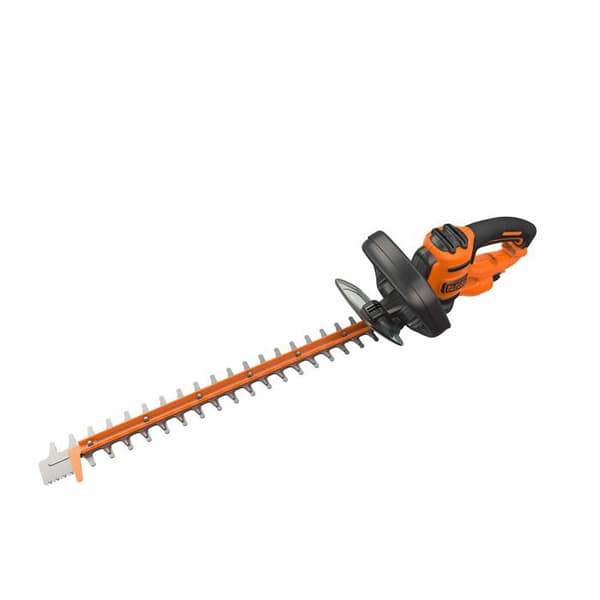 BLACK + DECKER BEHTS401-QS 500W 55cm elektrisk häcksax med 2 handtag och skydd, asymmetriskt blad