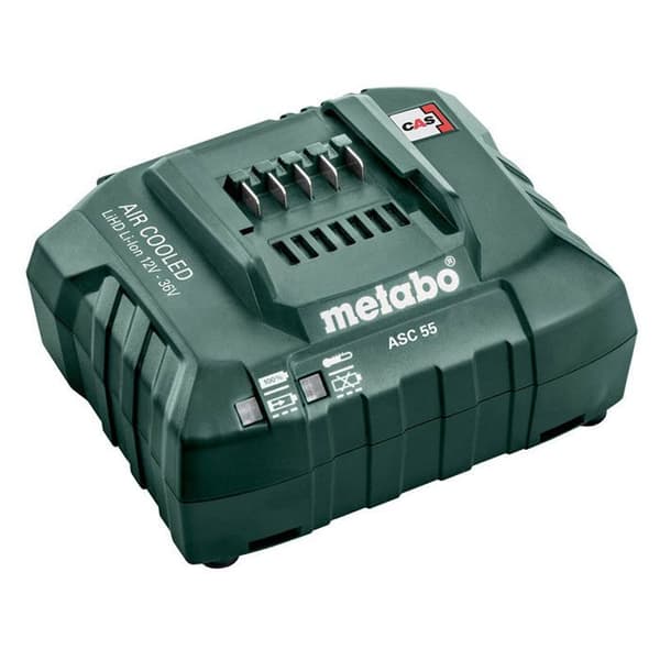 Häckseldriven - Metabo - AHS 18-55 V - 18V Batteri - 53 cm Blad - 2 x 4 Ah Li-Ion