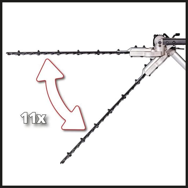 Einhell Häckselskärande teleskopisk GC-HC 90/2046 T (900 W, Förlängbart Handtag Upp Till 2,60 m)