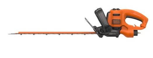 Black & Decker Black + Decker Elektro-Heckenschere (500W, 50 cm Schwertlængde, 22 mm Schnittstärke, Bügel-Zweithandgriff og transparentem Handschutz,