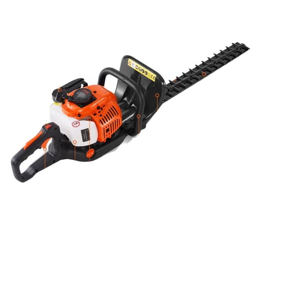 Häcksax, 26CC motor, 180° justerbart huvud, 40 minuters driftstid,Låg 26cc 19lbs