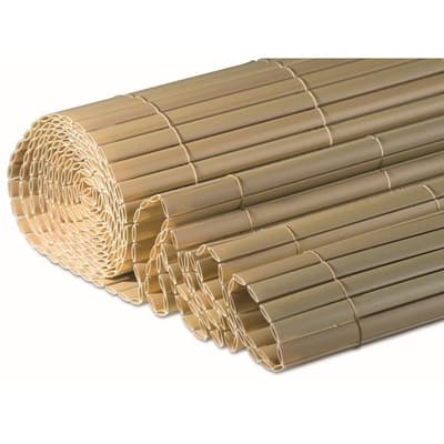 WINDHAGER Kofanger af plast - 1,2 x 3 m - UV og vejrbestandig - Bambus