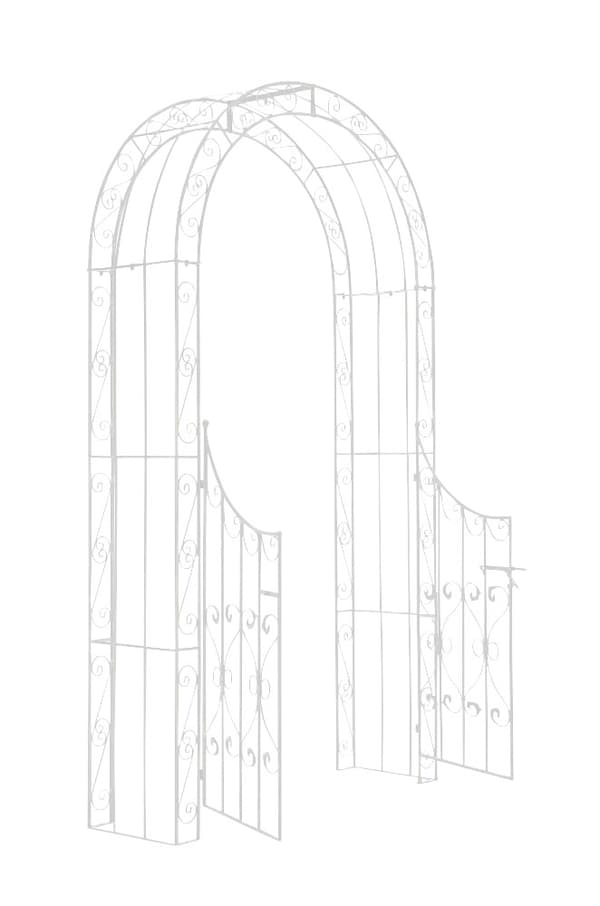 Rose Arch med Gate Sina