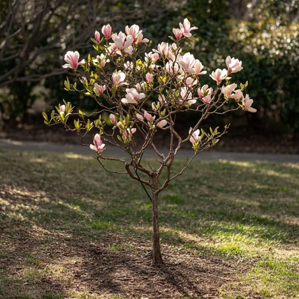Rosenmagnolia - Set om 3 - Magnolia - Höjd 25-40cm - ⌀9cm