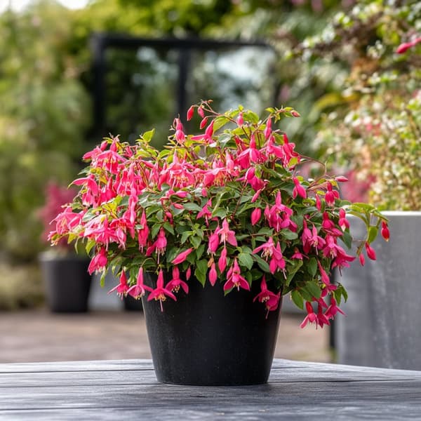 Scharlakansfuchsia - Set om 3 - Fuchsia magellanica - Höjd 10-20cm - ⌀9cm