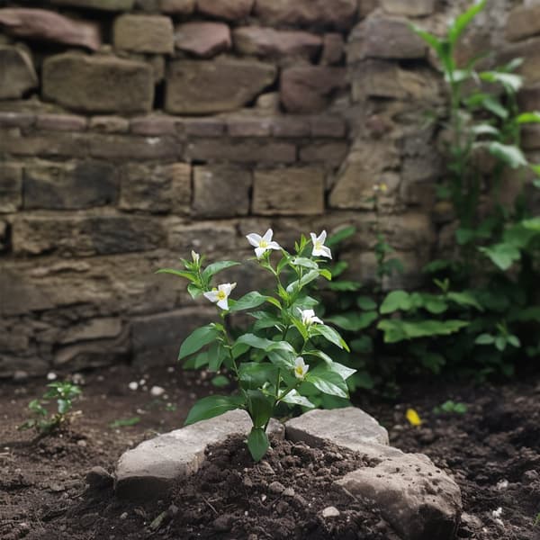 Stjernejasmin - Sæt med 6 - Jasminum 'Officinale'  - Højde 25-40cm - ⌀9cm