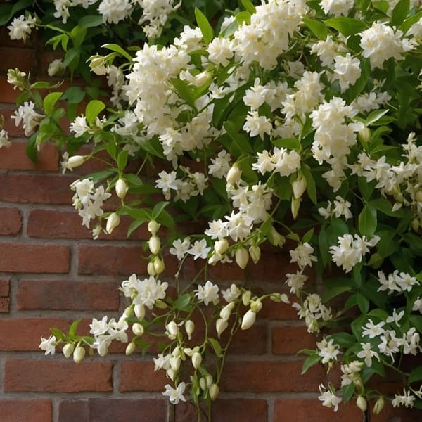Jasmin - Set om 2 - Trachelospermum jasminoides - Höjd 110-120cm - ⌀17cm
